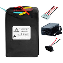 Load image into Gallery viewer, 60V Lithium Lifepo4 Electric Bike Battery 30Ah E Bike Rechargeable Bicycle Batteries Pack