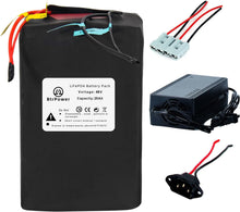 Load image into Gallery viewer, 48v 25ah Lithium Lifepo4 Ebike Battery Pack fit for 1000W Motor Scooter 50A BMS