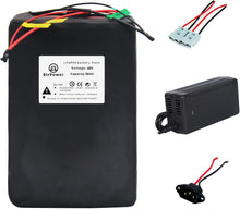 Load image into Gallery viewer, 48V 50AH Bicycle Battery LiFePO4 Electric Bicycle Bike Scooter Battery 48 Volt 50A BMS