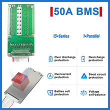 Load image into Gallery viewer, 48v 25ah Lithium Li-ion 48V Ebike Battery Pack fit for 1000W Motor Scooter 50A BMS