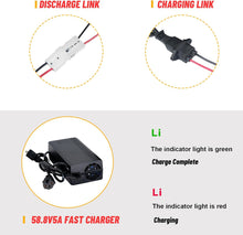 Load image into Gallery viewer, Ebike Battery 52V 30AH Lithium Lifepo4 Battery Pack for Electric Bike Bicycle Scooter 1500W Motor