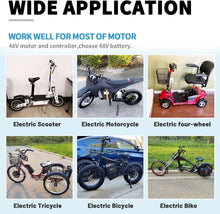 Load image into Gallery viewer, 48v 25ah Lithium Lifepo4 Ebike Battery Pack fit for 1000W Motor Scooter 50A BMS