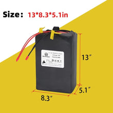 Load image into Gallery viewer, 72V 50Ah Lithium Li-ion Ebike Battery For Electric Bicycle Tricycle 3000W Motor