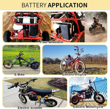 Load image into Gallery viewer, 48 Volt Bicycle Battery LiFePO4 Electric Bikes Scooter Ebike Battery 48V 40Ah