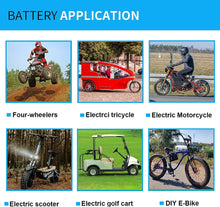 Load image into Gallery viewer, 60v 20ah Lifepo4 Battery Pack for Electric Bike Bicycle Scooter Rechargeable Batteries