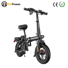 Load image into Gallery viewer, 14" 48V 400W Motor Folding Ebike City Electric Bike 48V 15AH Lithium-Ion Battery for Adult Comfortable luxurious Seat