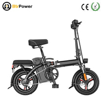 Load image into Gallery viewer, 14" 400W Folding Ebike Adults City Electric Bike 48V 15AH Battery Safe for Adult