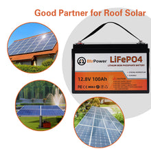 Load image into Gallery viewer, Lifepo4 Battery Pack 12v Deep Cycle 100Ah Battery for RV Solar System