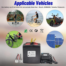 Load image into Gallery viewer, 72V 20Ah 72 Volt Rechargeable Battery Pack Lifepo4 Battery Electric Bike Battery