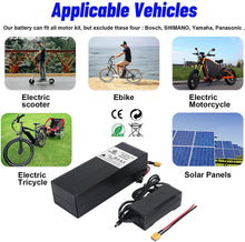 Load image into Gallery viewer, Ebike Lithium Li-ion Battery Pack 48V 10AH for Electric Bike Bicycles Scooter