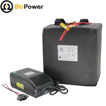 Load image into Gallery viewer, 60V 50Ah Lithium LiFePO4 E Bike Battery for 2000W Electric Bike Motorcycle Motor