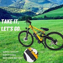 Load image into Gallery viewer, Ebike Lithium Li-ion Battery Pack 48V 10AH for Electric Bike Bicycles Scooter