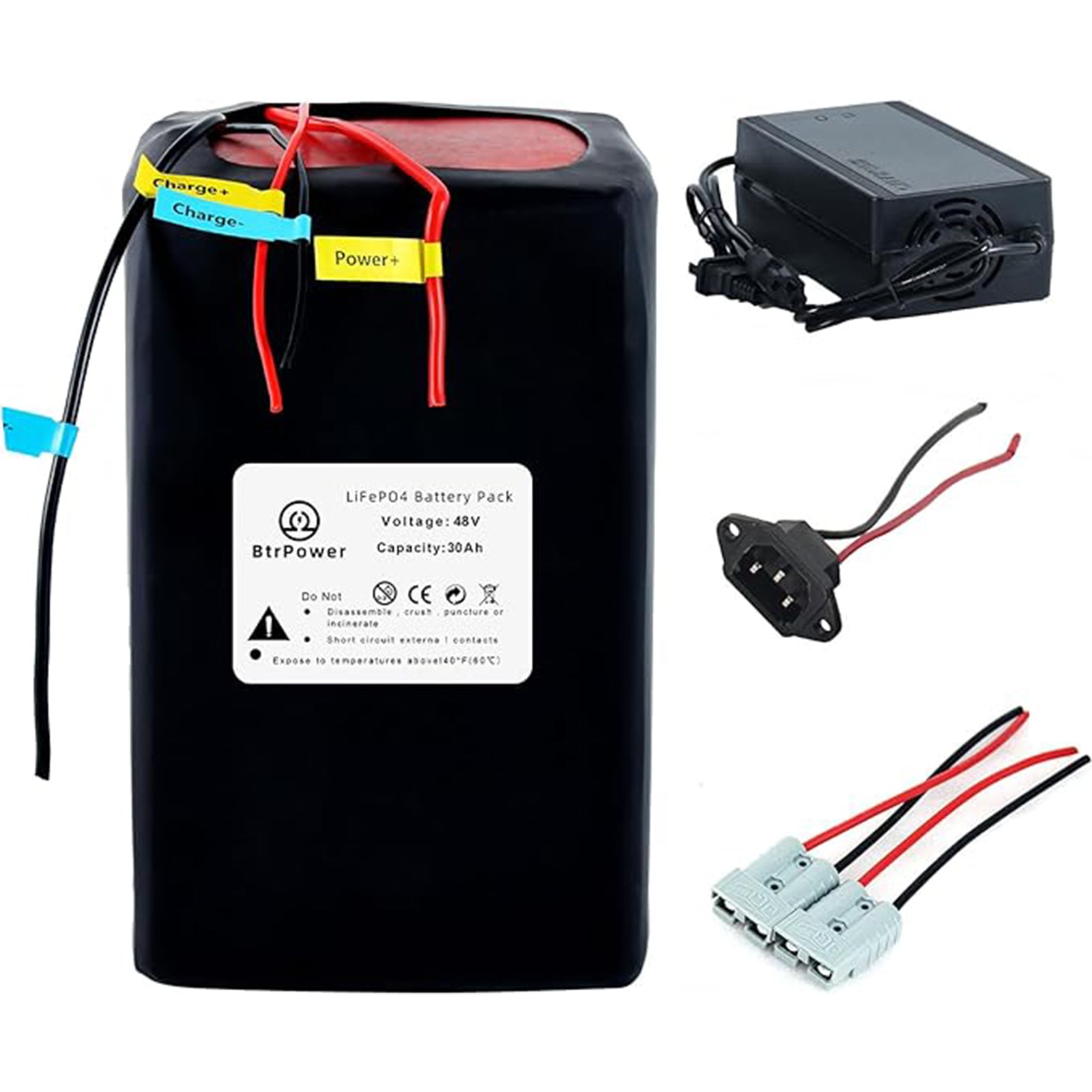 48V 30AH Lithium Lifepo4 Battery li ion Batteries Pack for Ebike Elect –  BtrPower_Battery