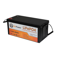 Load image into Gallery viewer, 12V 200Ah LiFePO4 Deep Cycle Battery With 100A BMS For RV Marine Solar System
